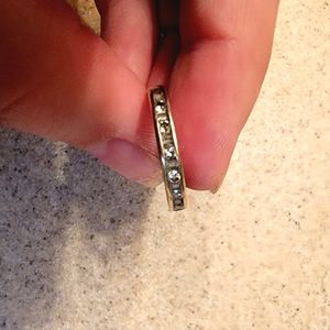 1 ctw Diamond wedding band size 7